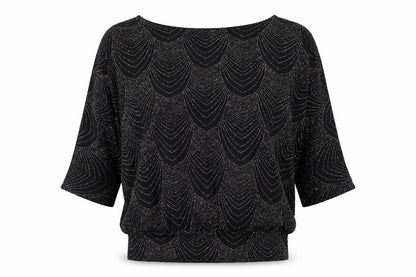 Womens UK Size 12 Dorothy Perkins Black Tunic Blouse
