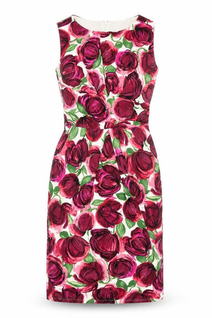 Phase Eight Floral Sheath Dress 8 Women Multicoloured