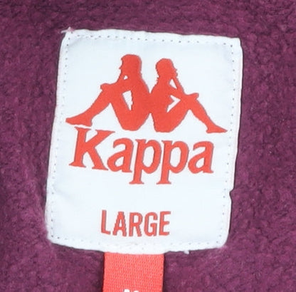 Kappa Women's Purple Pullover Hoodie - Size L