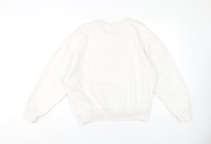 Fórena Women's White Logo Sweatshirt XS