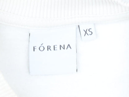 Fórena Women's White Logo Sweatshirt XS