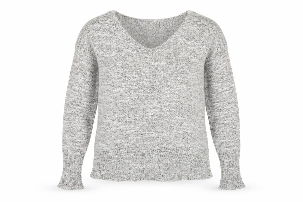 Womens UK Size XS Hollister Grey Pullover Jumper