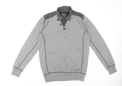 Next Men's Grey Pullover Jumper Size M
