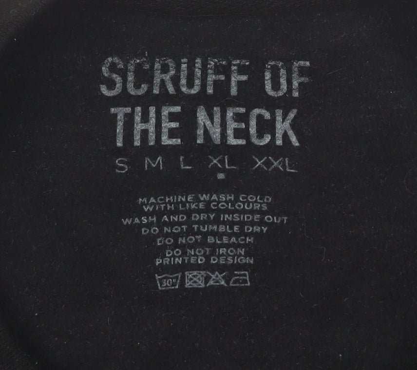 Scruff of the Neck Men's Black Logo Sweatshirt L
