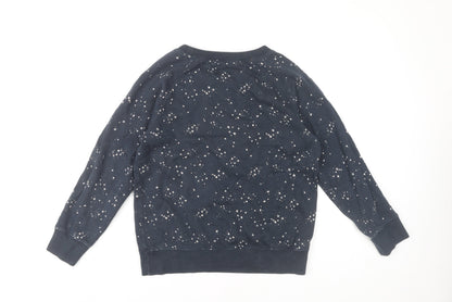 Womens UK Size 10 Jack Wills Blue Pullover Sweatshirt