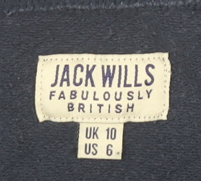 Womens UK Size 10 Jack Wills Blue Pullover Sweatshirt