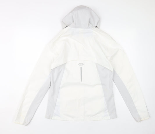 Decathlon Women's White Windbreaker Jacket XS