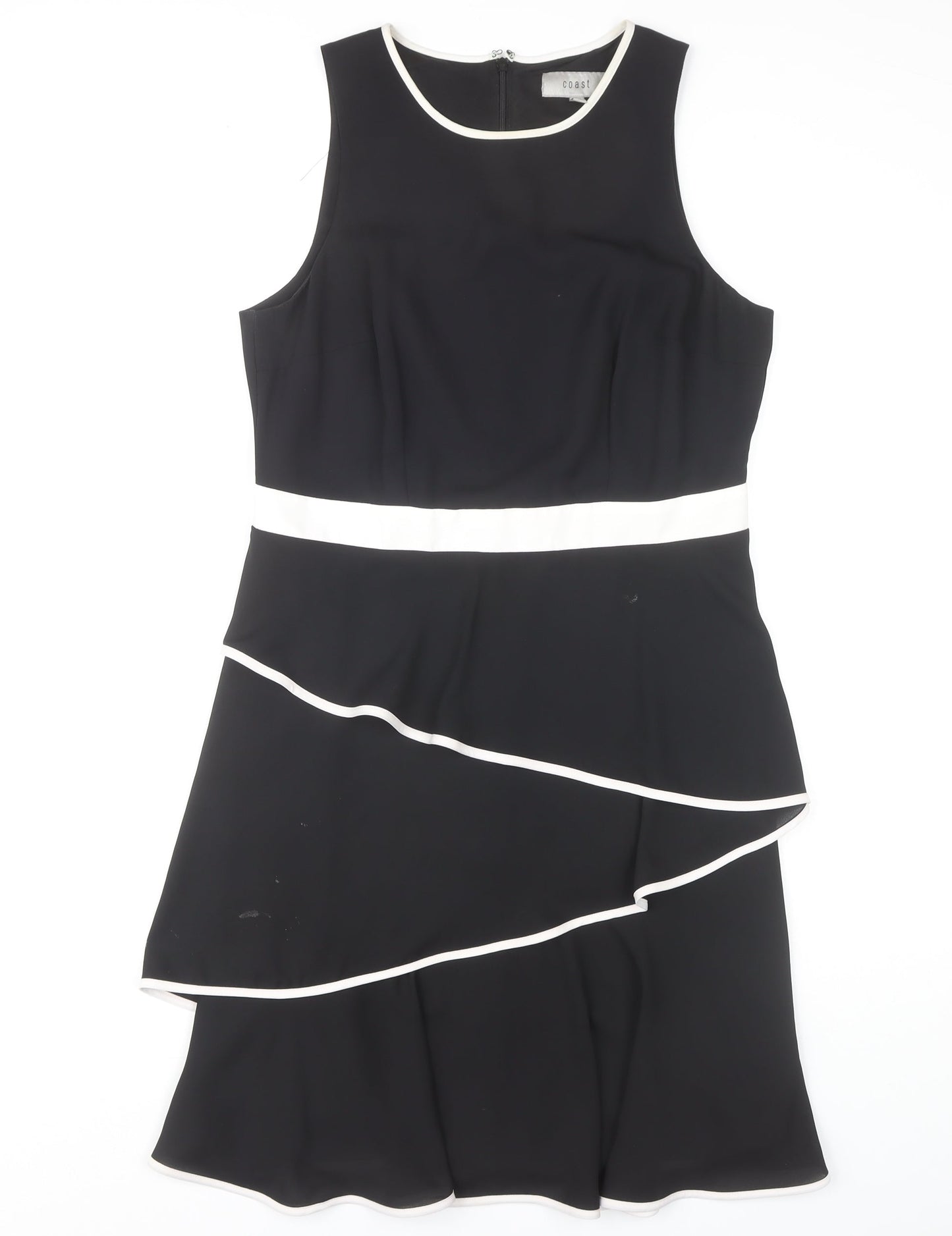 Coast Women's Black Shift Dress Size 14 Party