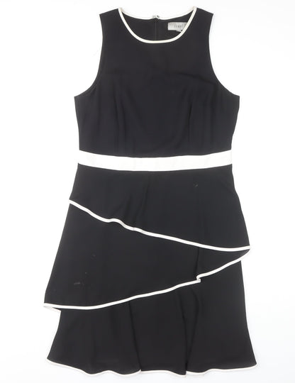 Coast Women's Black Shift Dress Size 14 Party
