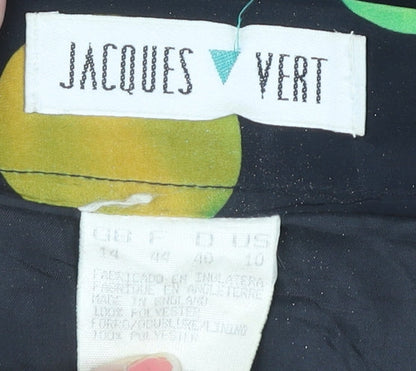 Jacques Vert Women's Multicoloured Pleated Midi Skirt Size 16