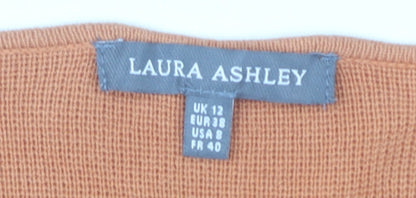 Laura Ashley Women's Orange Cardigan Size 12