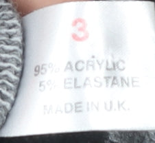 Autonomy Women's Black Open Front Cardigan M Striped Knit