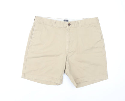 J.Crew Men's Beige Chino Shorts, Size 34, Casual