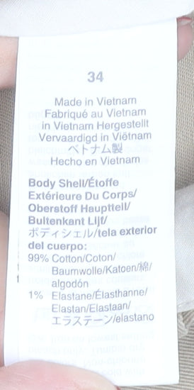 J.Crew Men's Beige Chino Shorts, Size 34, Casual