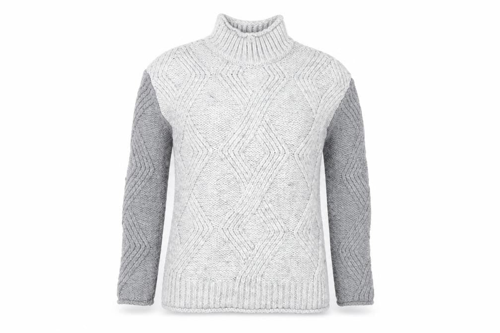 Womens UK Size XS Marks and Spencer Grey Pullover Jumper