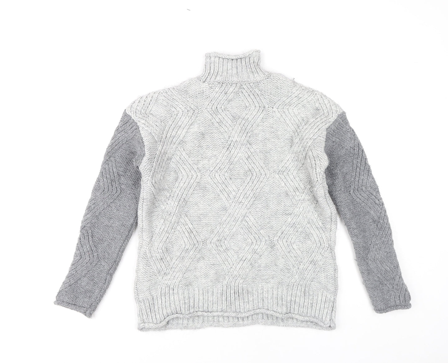 Womens UK Size XS Marks and Spencer Grey Pullover Jumper