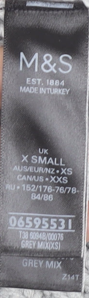 Womens UK Size XS Marks and Spencer Grey Pullover Jumper