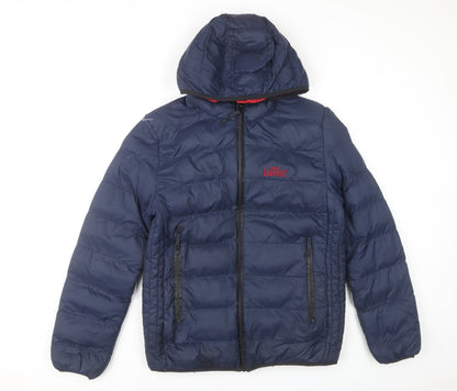 Mens UK Size S Tokyo Laundry Blue Puffer Jacket