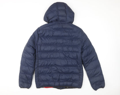 Mens UK Size S Tokyo Laundry Blue Puffer Jacket