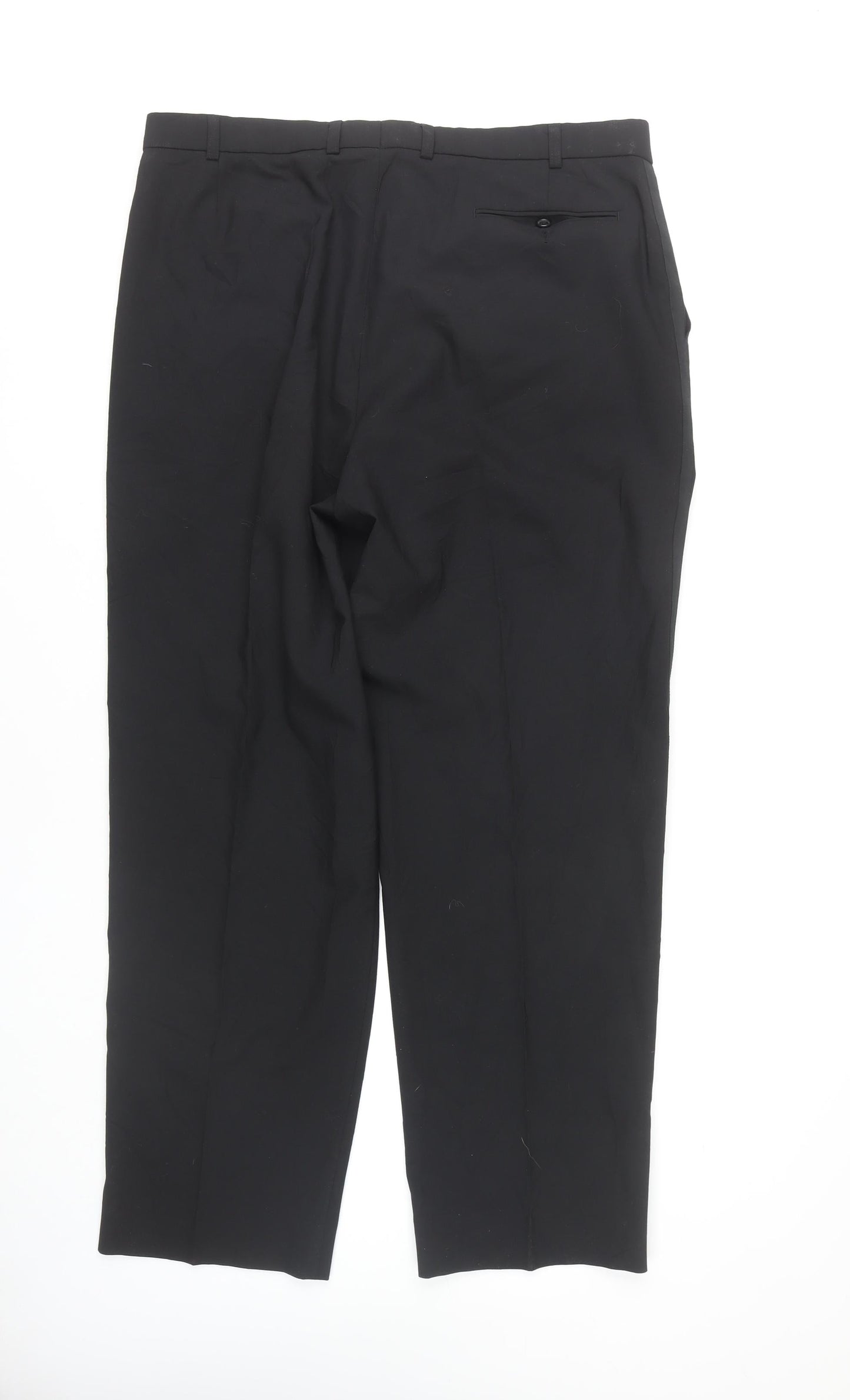 Marks and Spencer Men's Black 38 Trousers