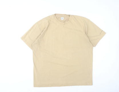Mens UK Size M Calvin Klein Beige  T-Shirt