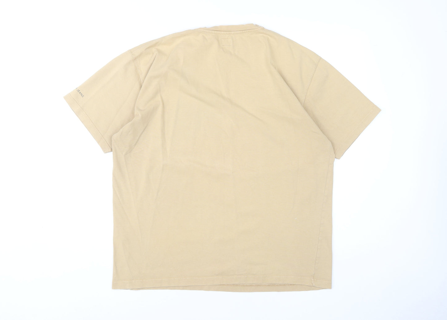 Mens UK Size M Calvin Klein Beige  T-Shirt