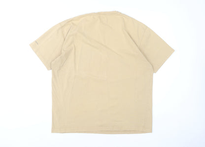 Mens UK Size M Calvin Klein Beige  T-Shirt
