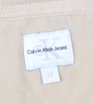 Mens UK Size M Calvin Klein Beige  T-Shirt