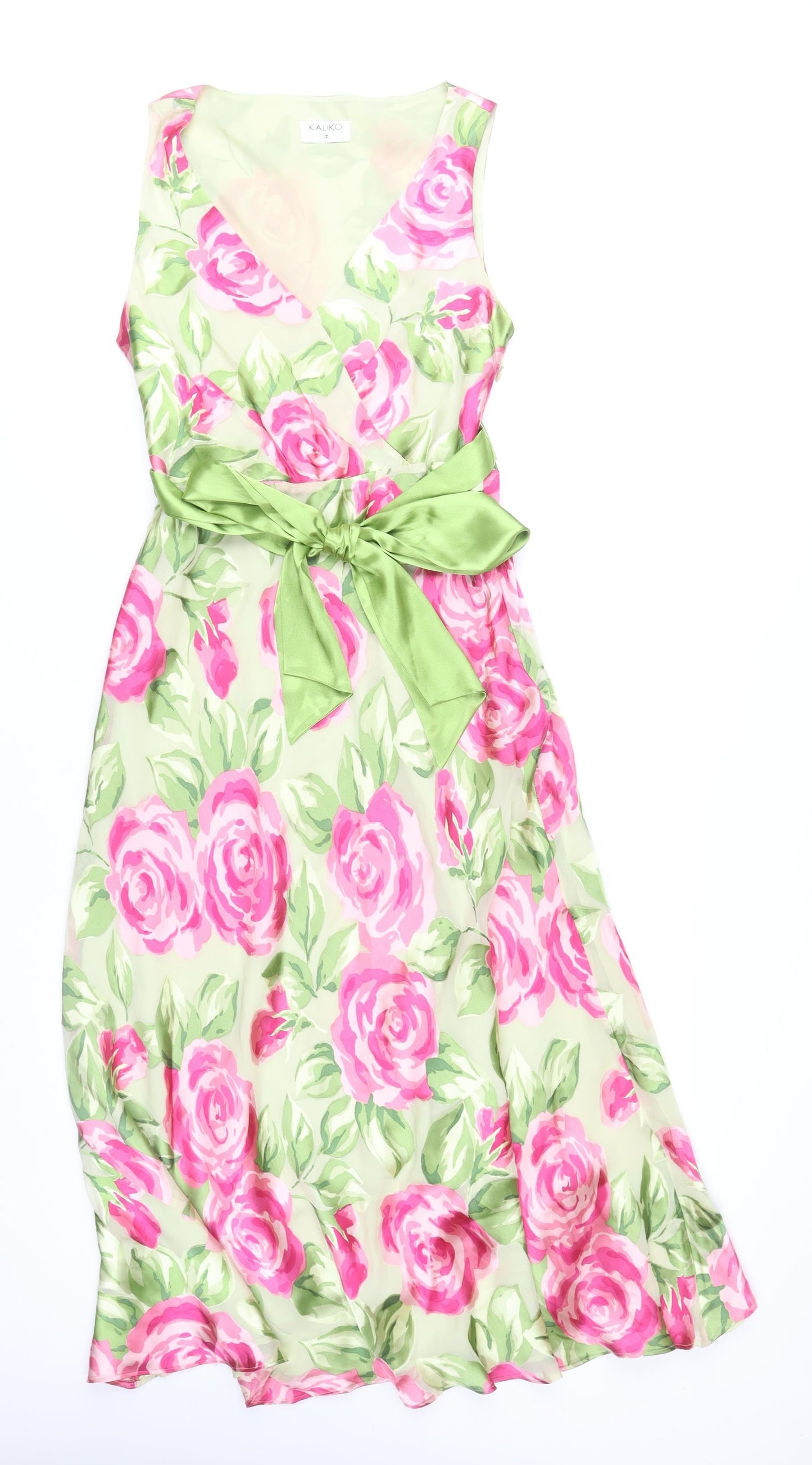 Kaliko Women's Floral Dress, Size 12, Multicoloured