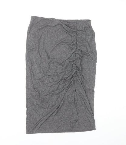 Dorothy Perkins Women's Grey Skirt, Size 12, No Pattern
