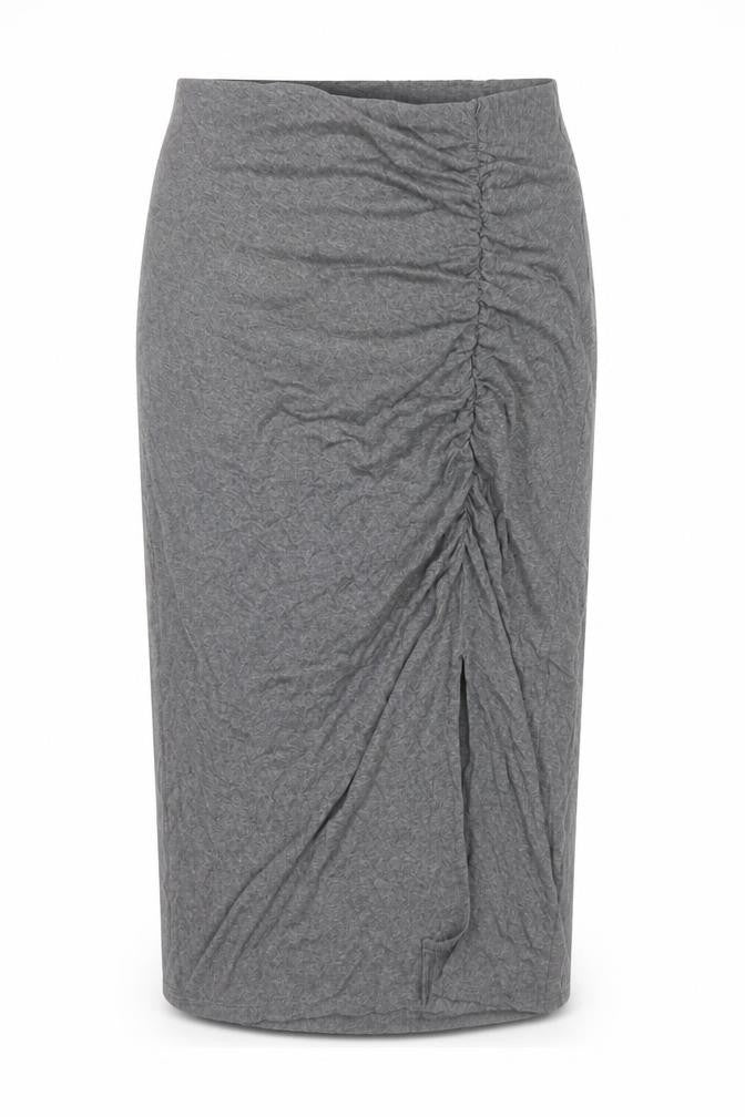 Dorothy Perkins Women's Grey Skirt, Size 12, No Pattern