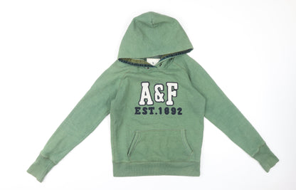 Abercrombie & Fitch Women's Green Hoodie M