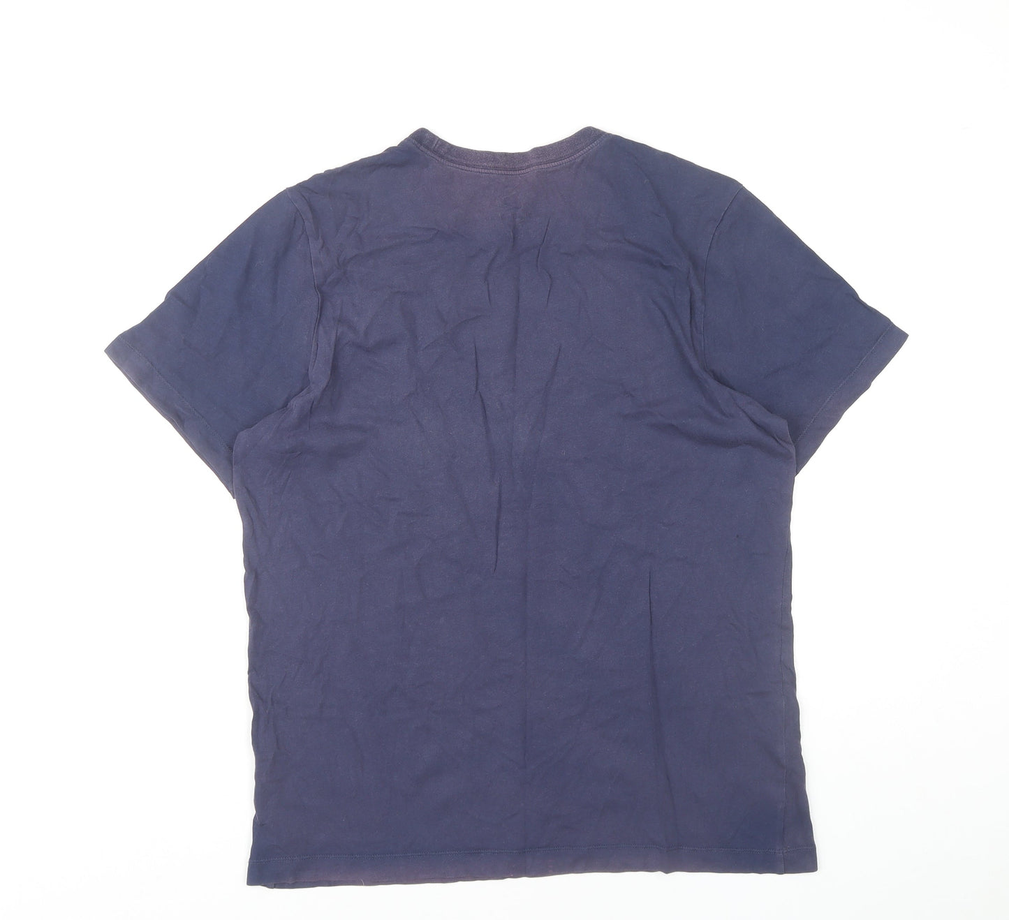 Nike Men's Blue Crew Neck T-Shirt Medium