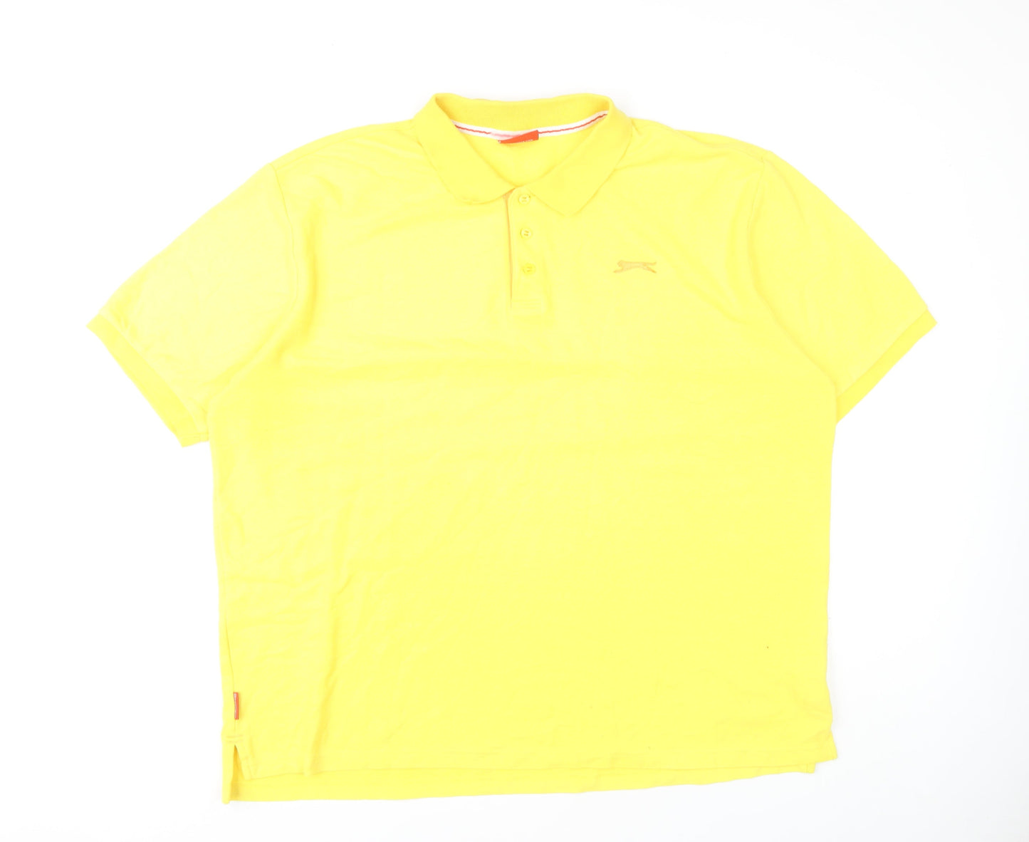 Slazenger Men's 3XL Yellow Polo, Casual Cotton Blend