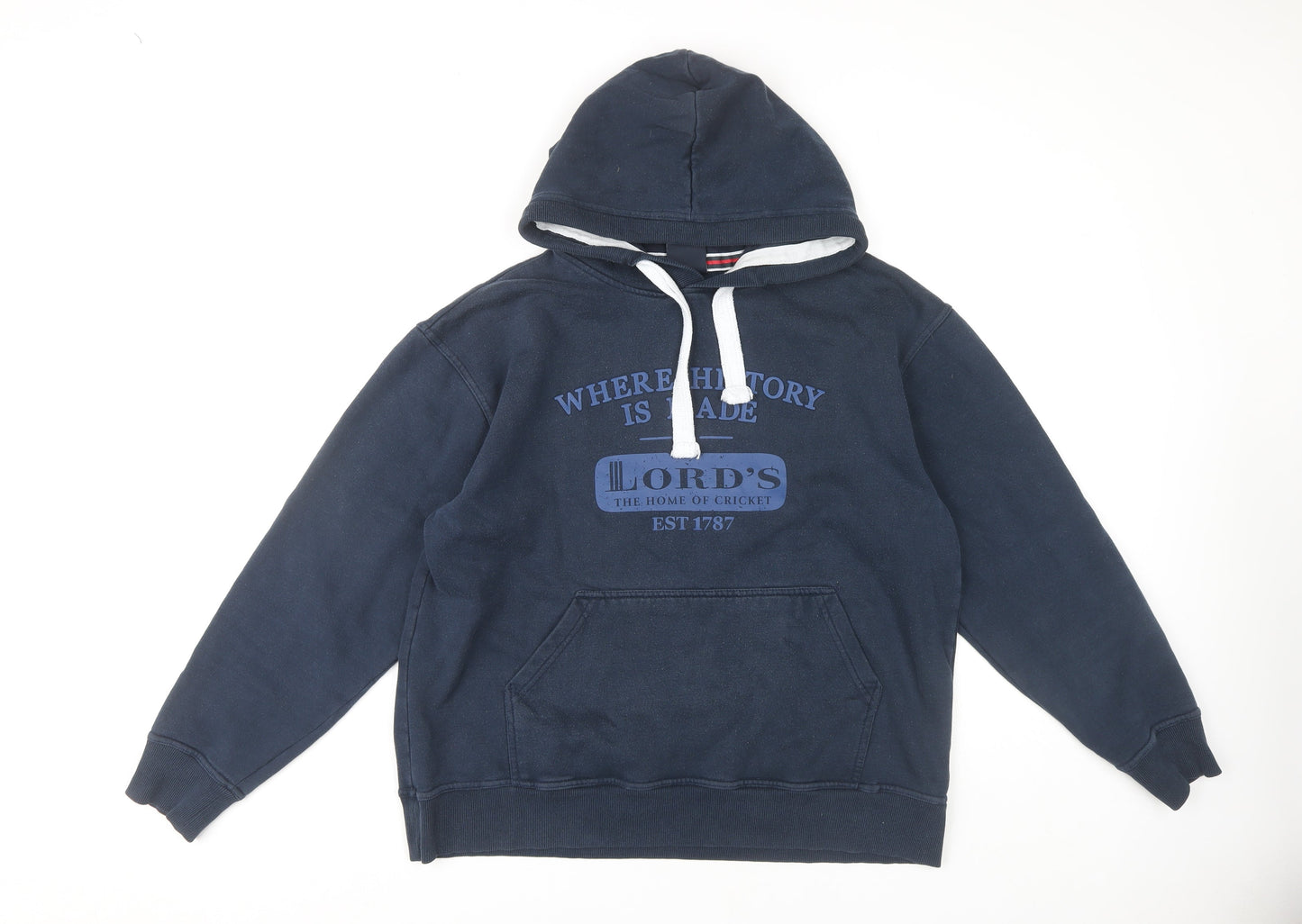 Lord's Men's Blue Pullover Hoodie - Size L