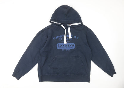 Lord's Men's Blue Pullover Hoodie - Size L