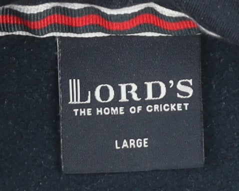 Lord's Men's Blue Pullover Hoodie - Size L