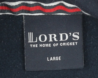 Lord's Men's Blue Pullover Hoodie - Size L