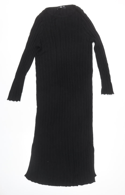 Very Women's Black Midi Sheath Dress Size 14