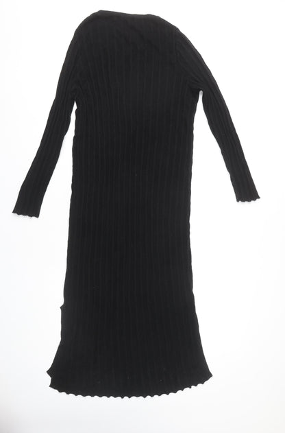 Very Women's Black Midi Sheath Dress Size 14