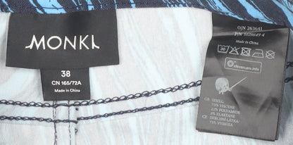Womens UK Size 10 Monki Regular Fit Casual Blue Trousers