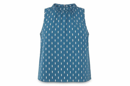 Womens UK Size 14 Principles Blue Basic Blouse