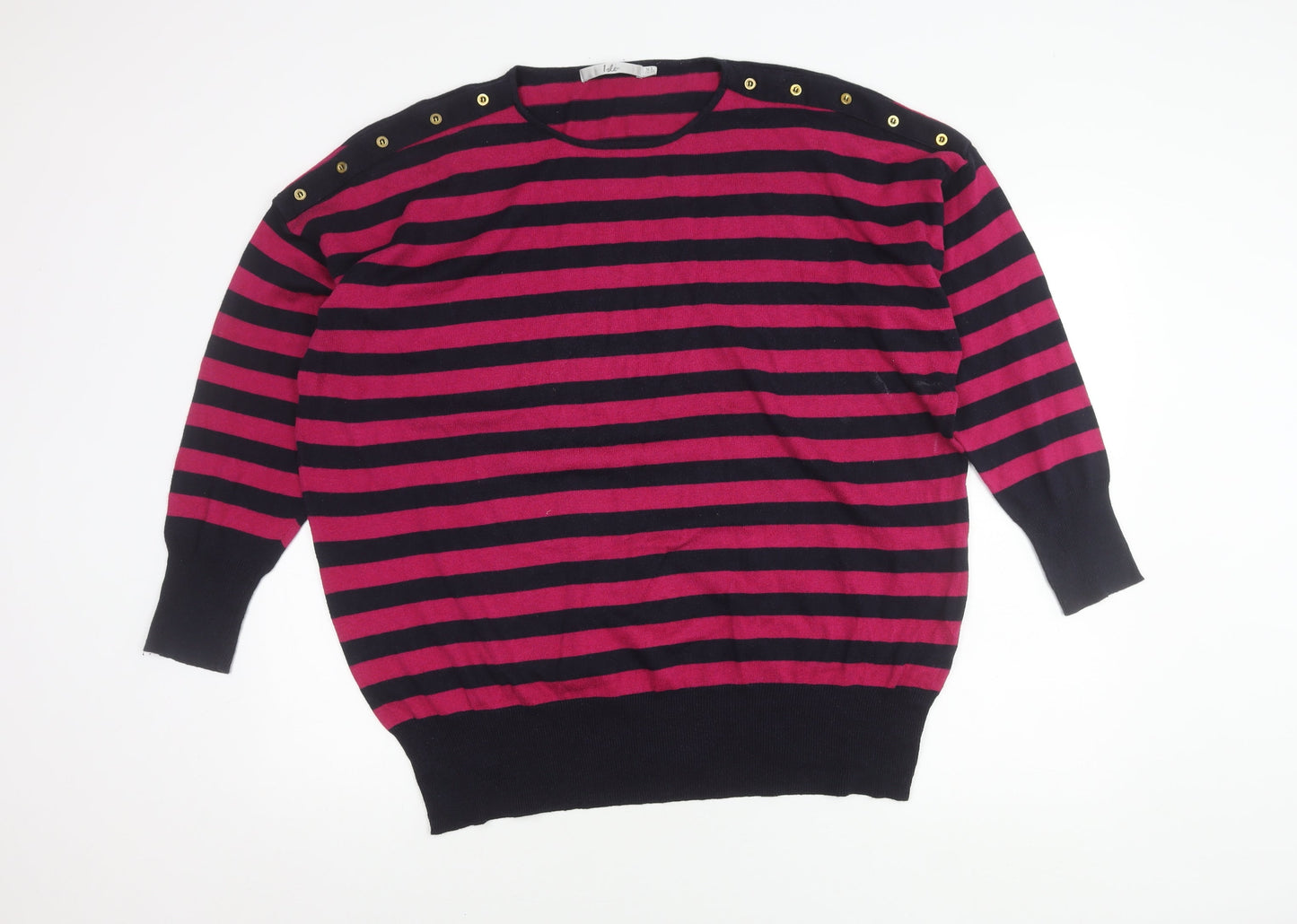Womens UK Size 22-24 Isle Multicoloured Pullover Jumper