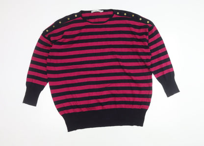 Womens UK Size 22-24 Isle Multicoloured Pullover Jumper