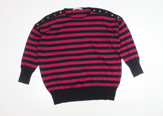 Womens UK Size 22-24 Isle Multicoloured Pullover Jumper