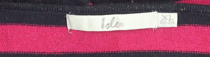 Womens UK Size 22-24 Isle Multicoloured Pullover Jumper