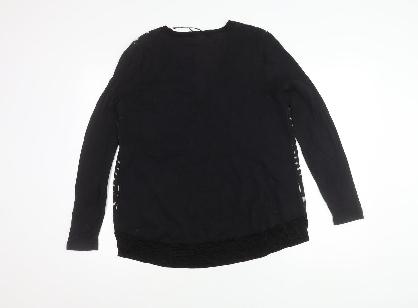 Womens UK Size 12 NEXT Black Basic Blouse