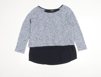 Womens UK Size 16 NEXT Blue Pullover Jumper