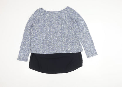 Womens UK Size 16 NEXT Blue Pullover Jumper