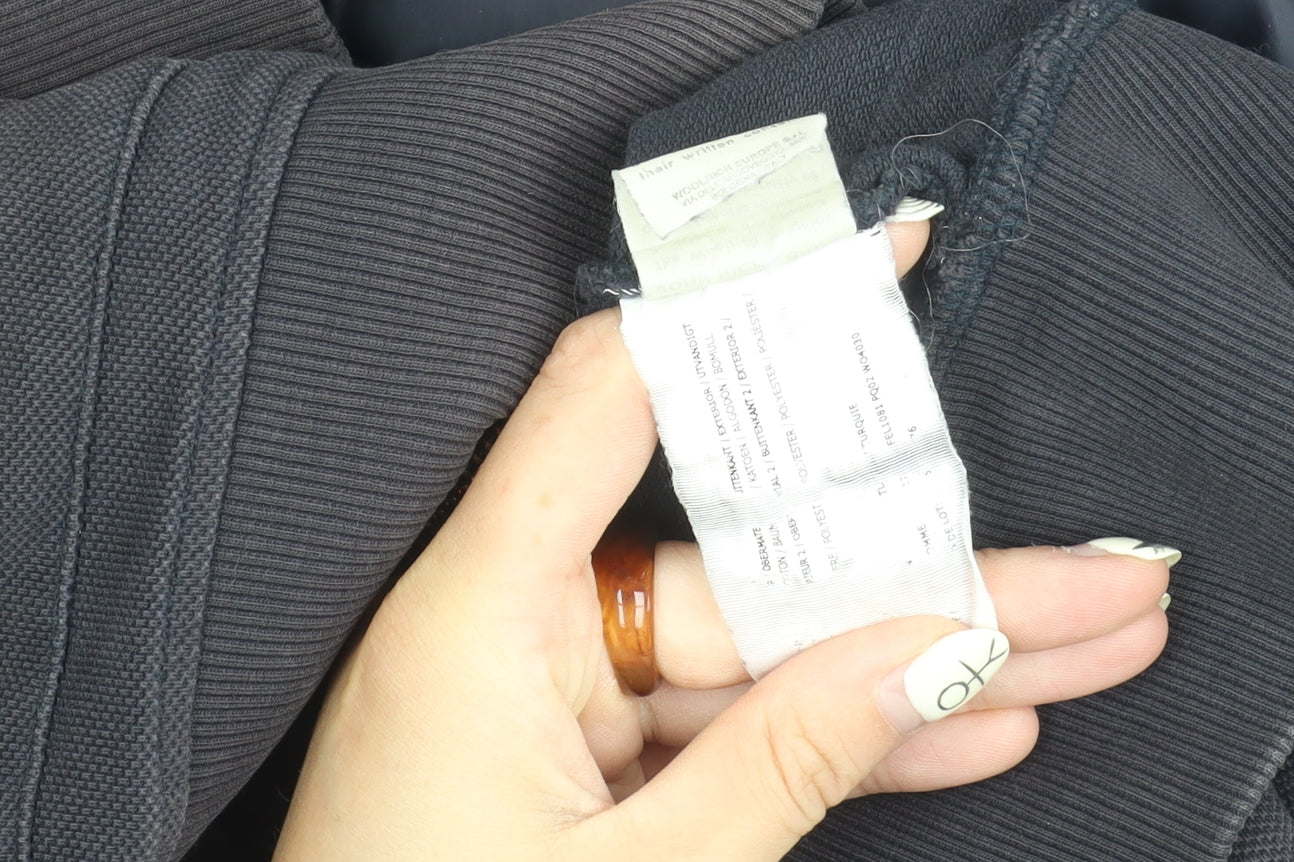 Woolrich Men's Black Hooded Jacket, Size M, Casual Wear